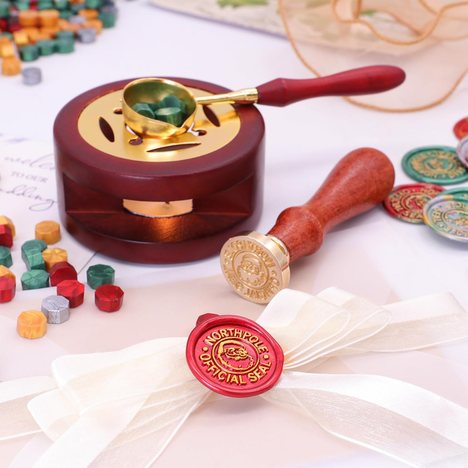 Christmas Seal Wax Kit - 800pc - Wax Seal Letter Kit recension och pris