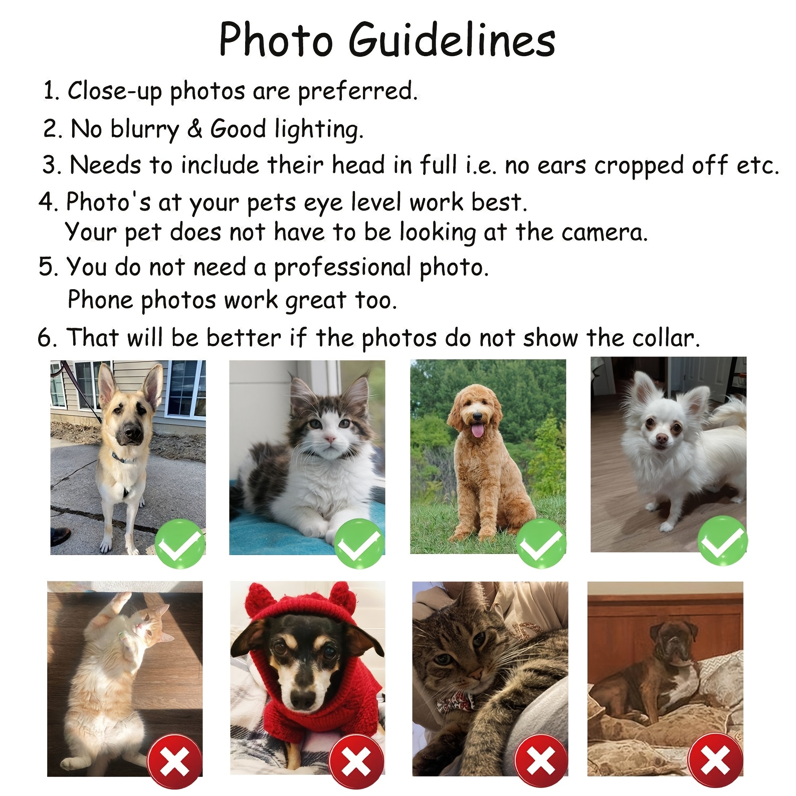 1PC Custom King Queen Dog Cat  - Pet Portrait Custom recension och pris