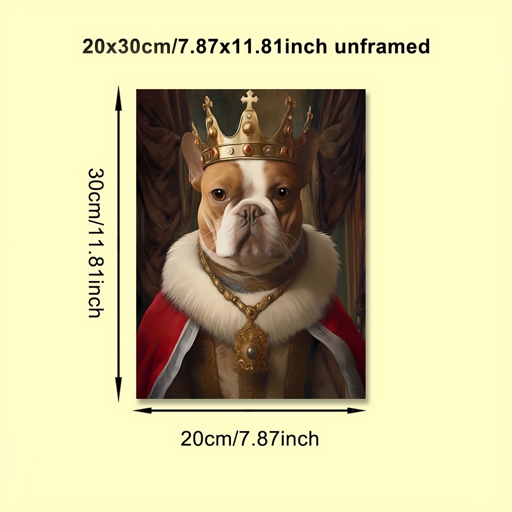 1PC Custom King Queen Dog Cat  - Pet Portrait Custom recension och pris