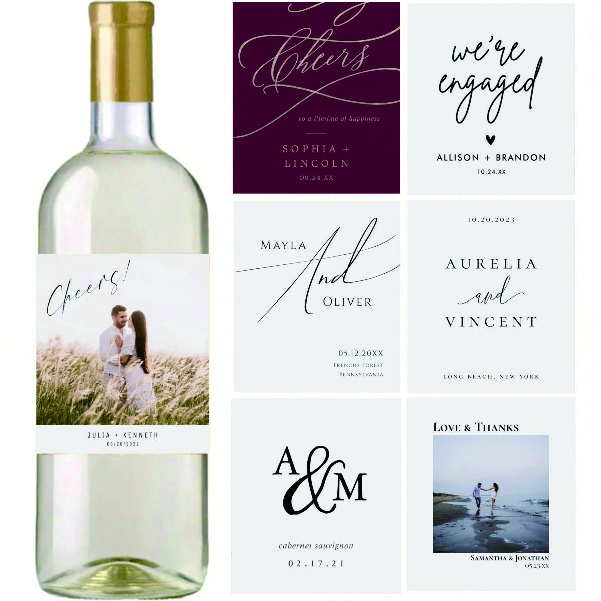 Customized bottle stickers for - Personalised Candle Label recension och pris