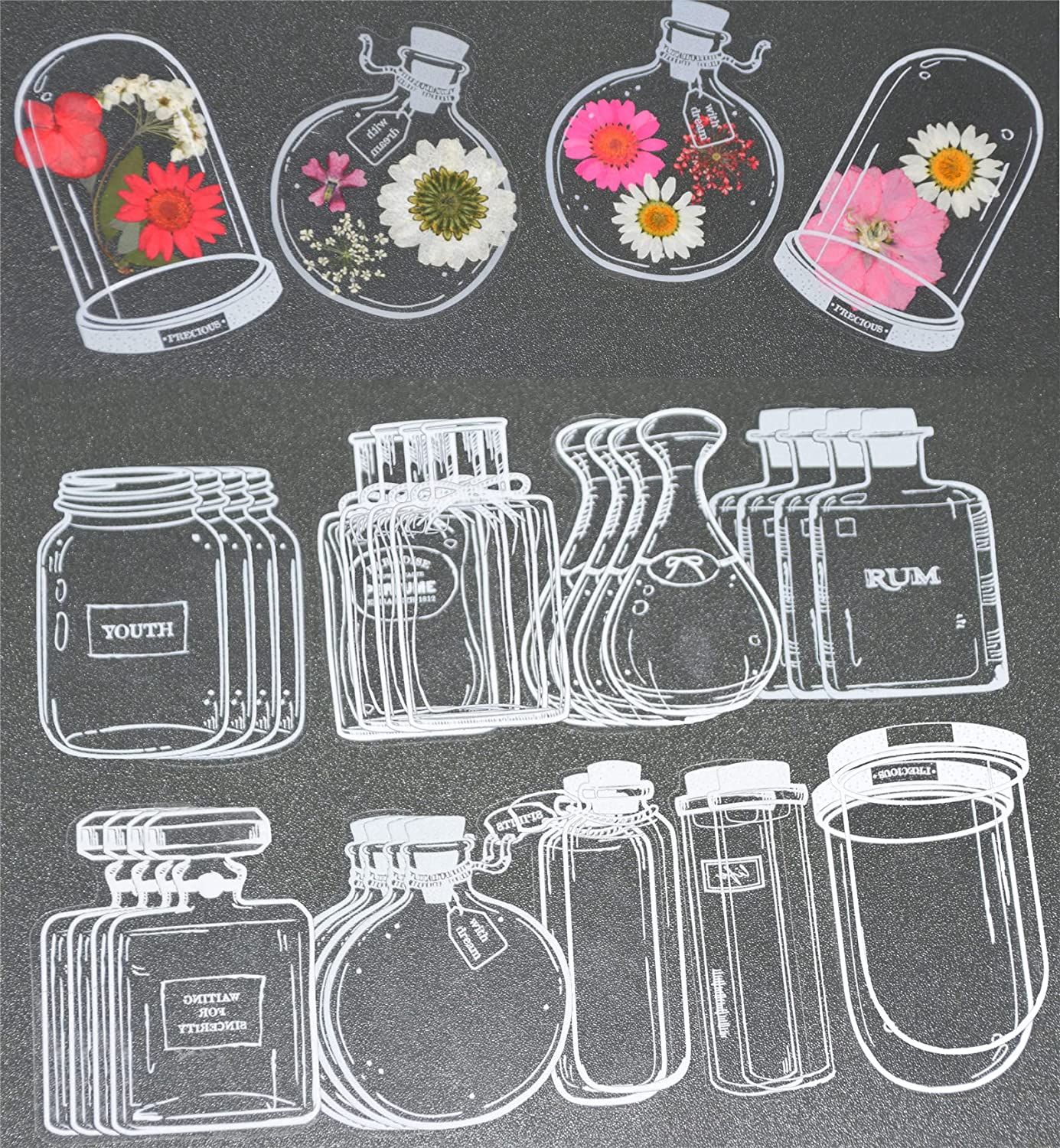 30Pcs Handmade DIY Transparent - Dried Flower Bookmark recension och pris
