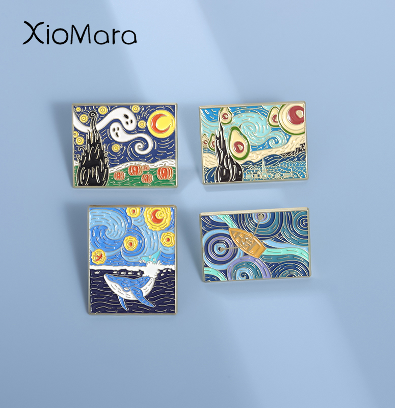 Abstract Oil Painting Enamel P - Custom Night Sky recension och pris