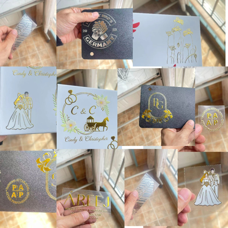 Shiny Gold Stickers Custom Log - Personalised Candle Label recension och pris