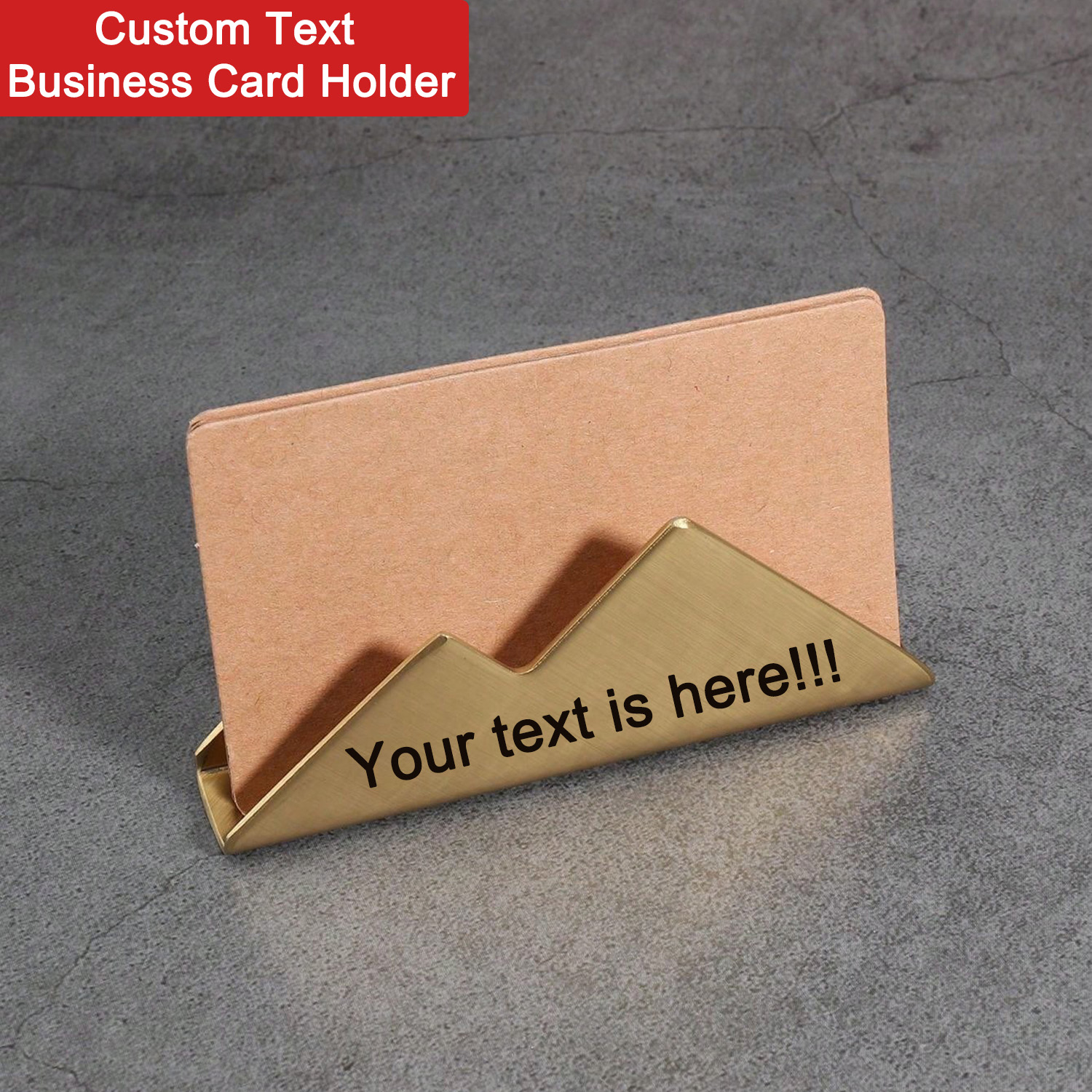 Custom Name Business Card Hold - Personalized Name Box recension och pris
