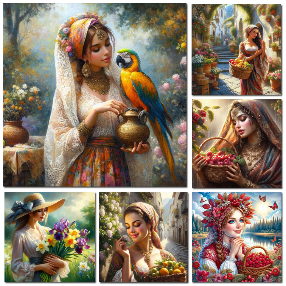 1pc frameless Diamond Painting - Photo Mosaic Print recension och pris