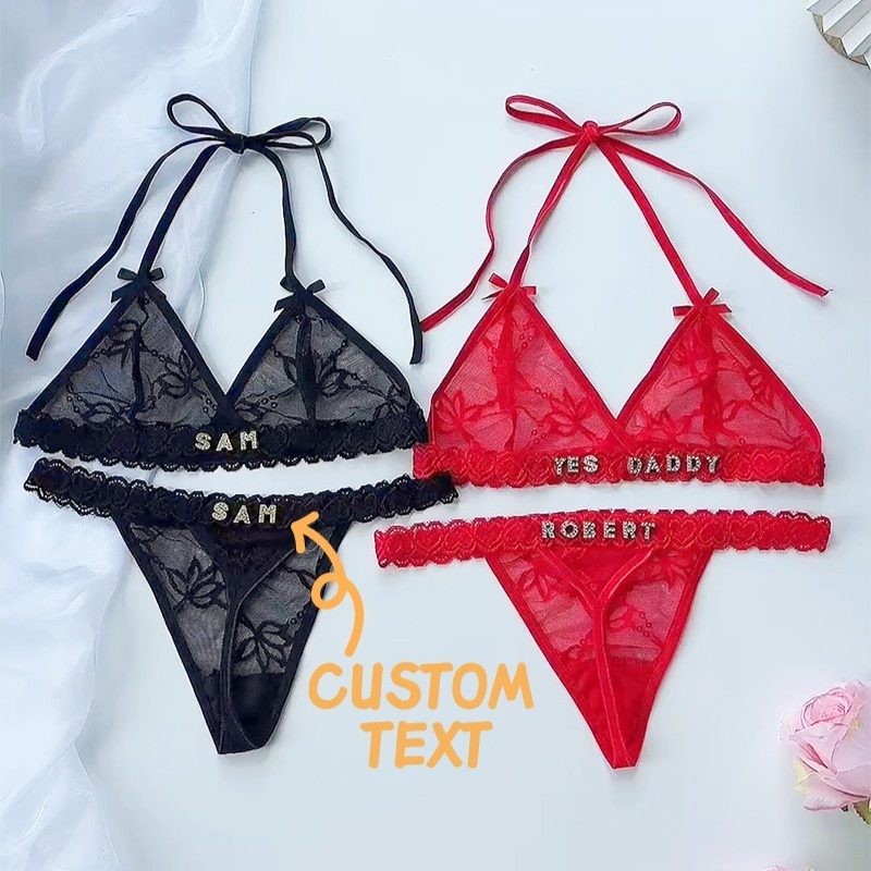 Custom Crystal Letter Name Tho - Name Necklace Custom recension och pris