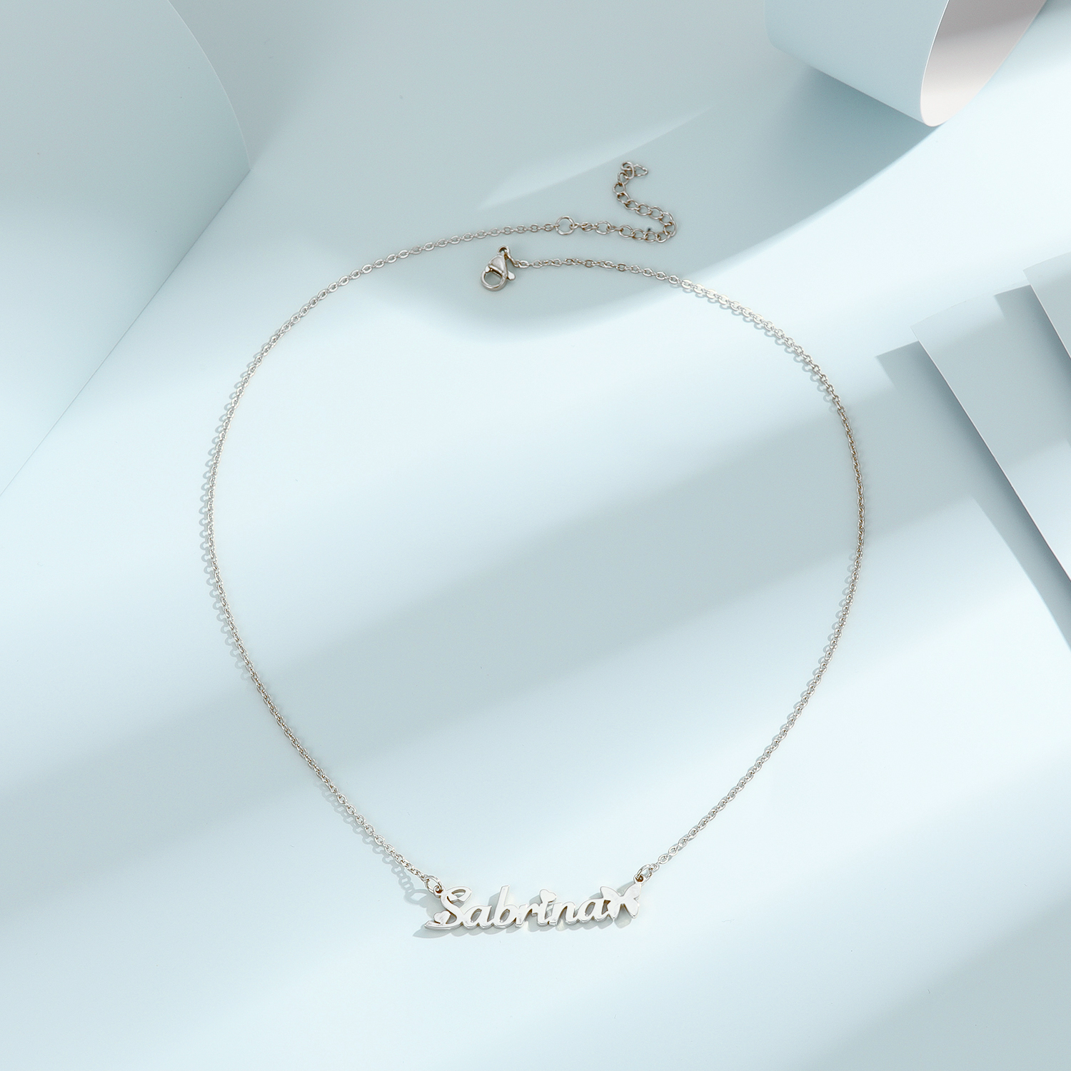 1pc Personalized Butterfly Nam - Name Necklace Custom recension och pris