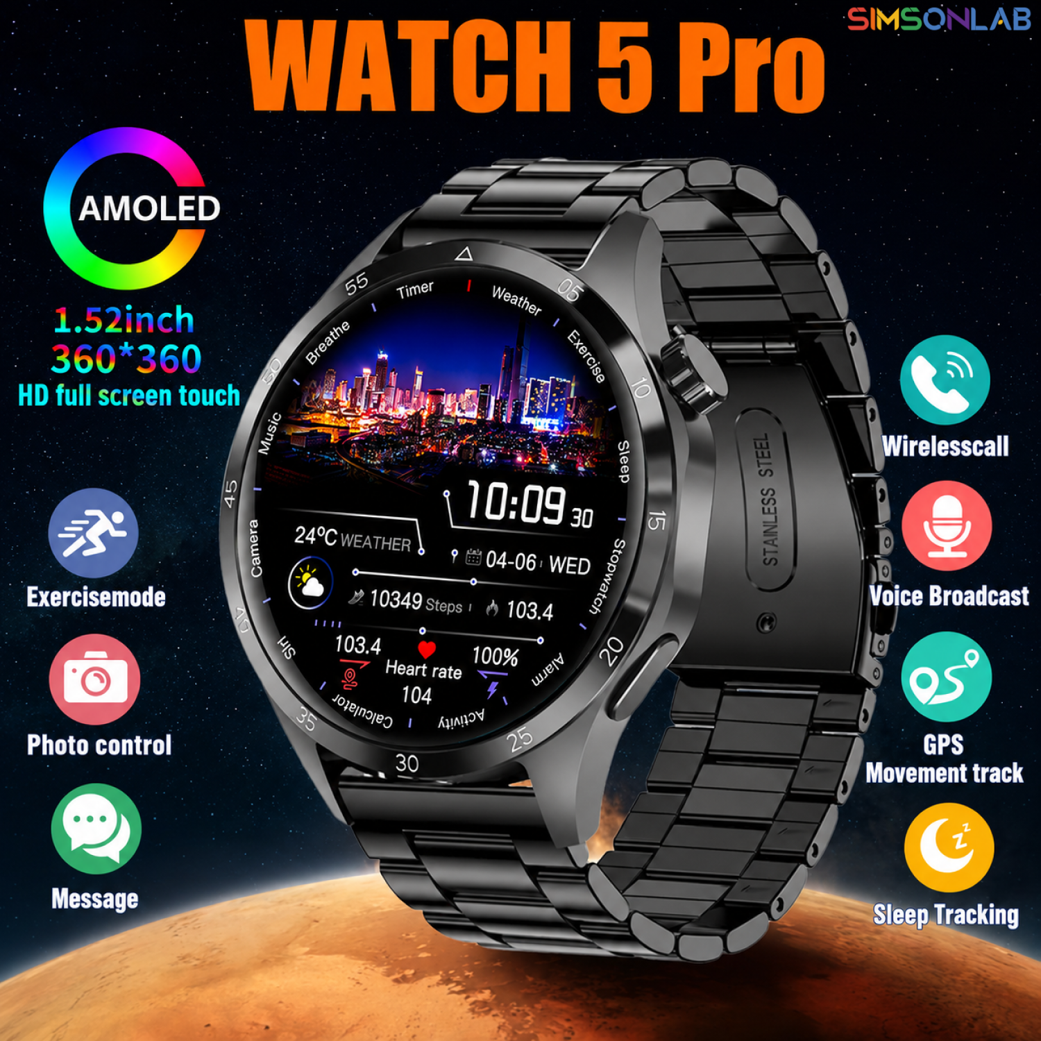 2026 Watch 5 Pro GPS Track Com - Custom Photo Book recension och pris