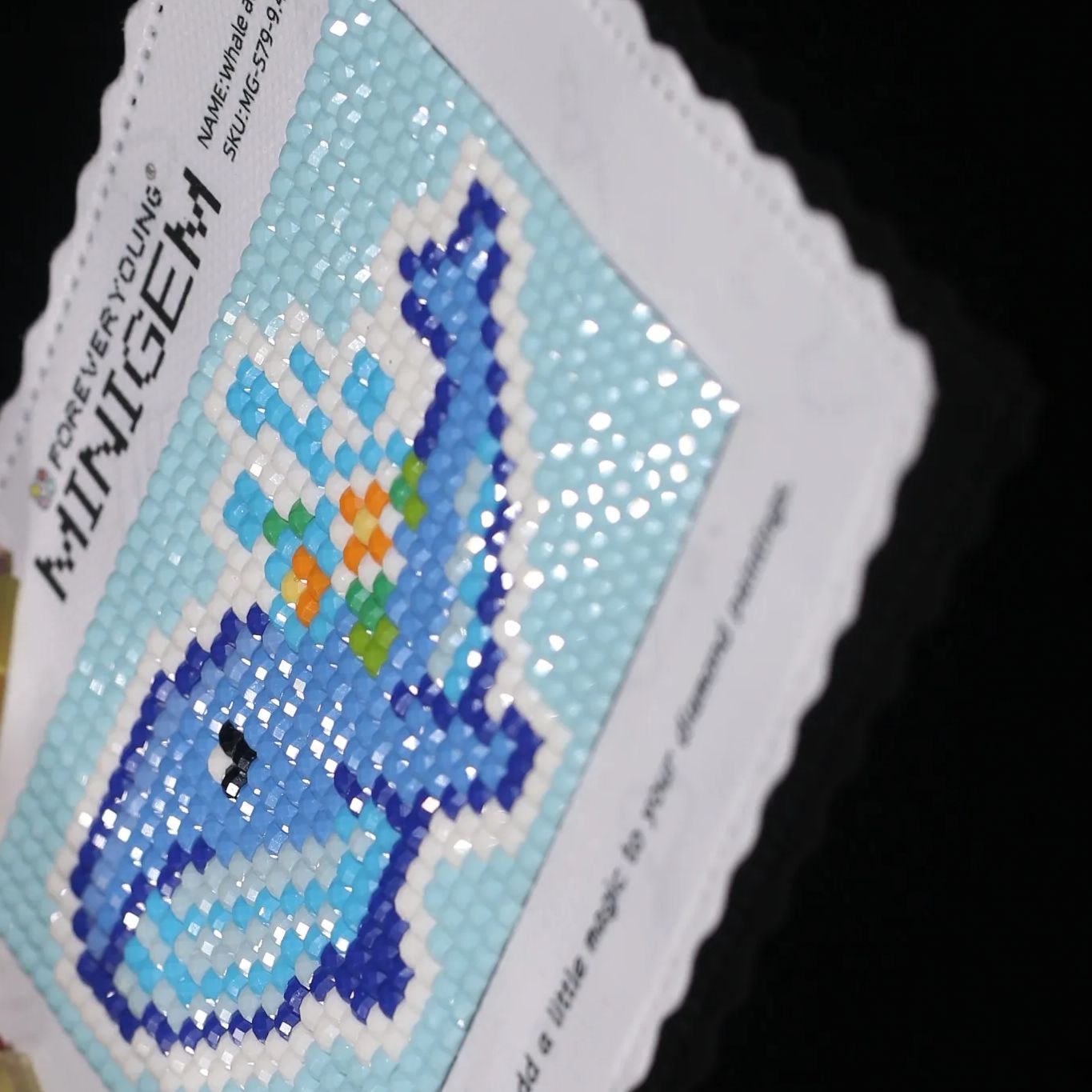 Minigem®: Whale and Flower 9.4 - Photo Mosaic Print recension och pris