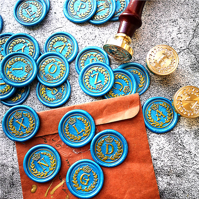 26 Letter A - Z crown Wax Seal - Wax Seal Letter Kit recension och pris