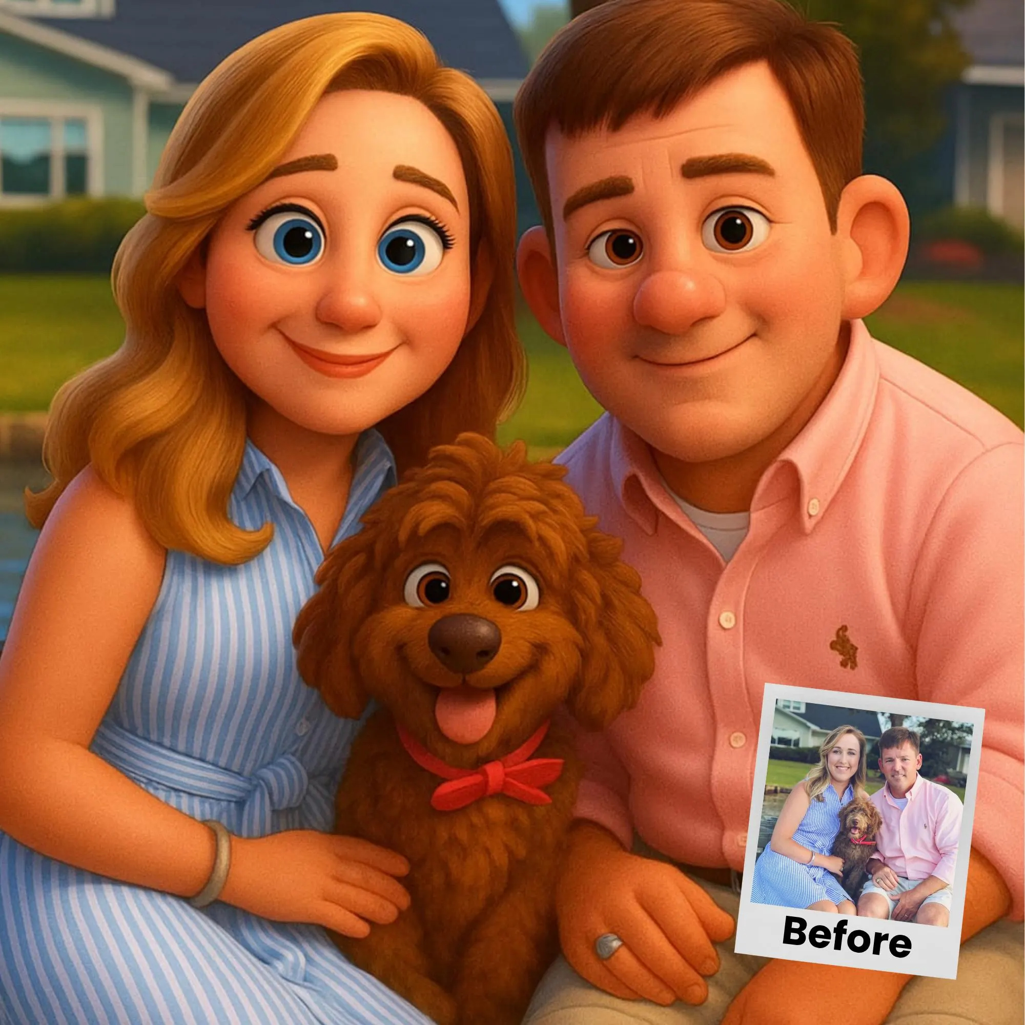 Custom Animated Character Fami - Pet Portrait Custom recension och pris