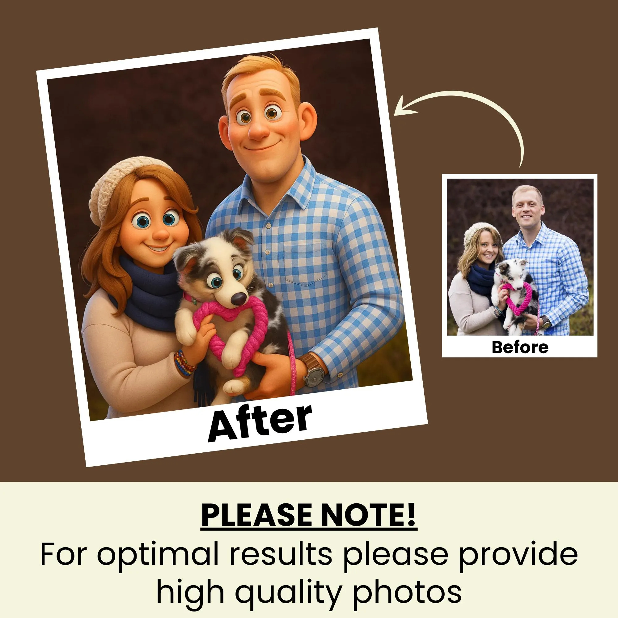 Custom Animated Character Fami - Pet Portrait Custom recension och pris