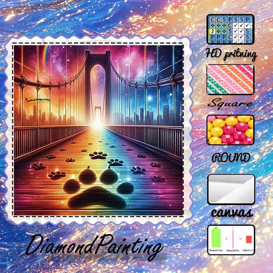 1 piece - 5D-DIY - Flocking cl - Photo Mosaic Print recension och pris