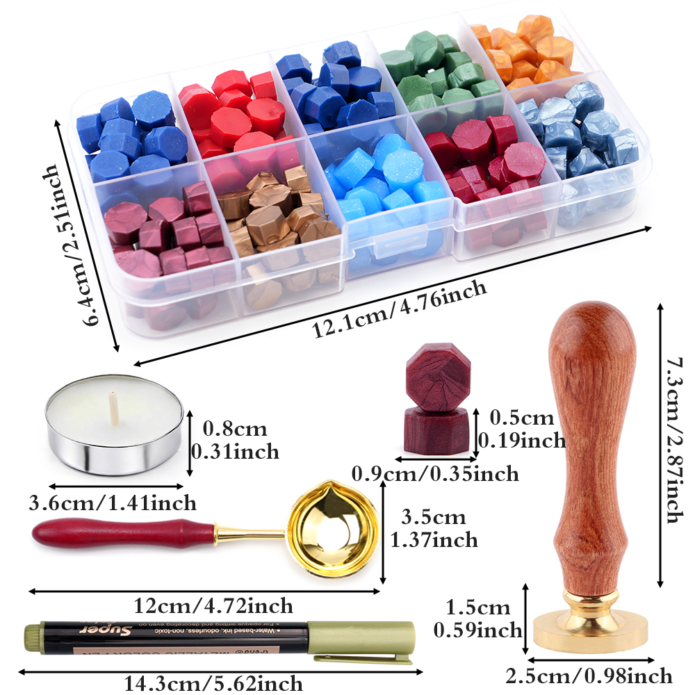 Alphabet Wax Seal Stamp Set -  - Wax Seal Letter Kit recension och pris