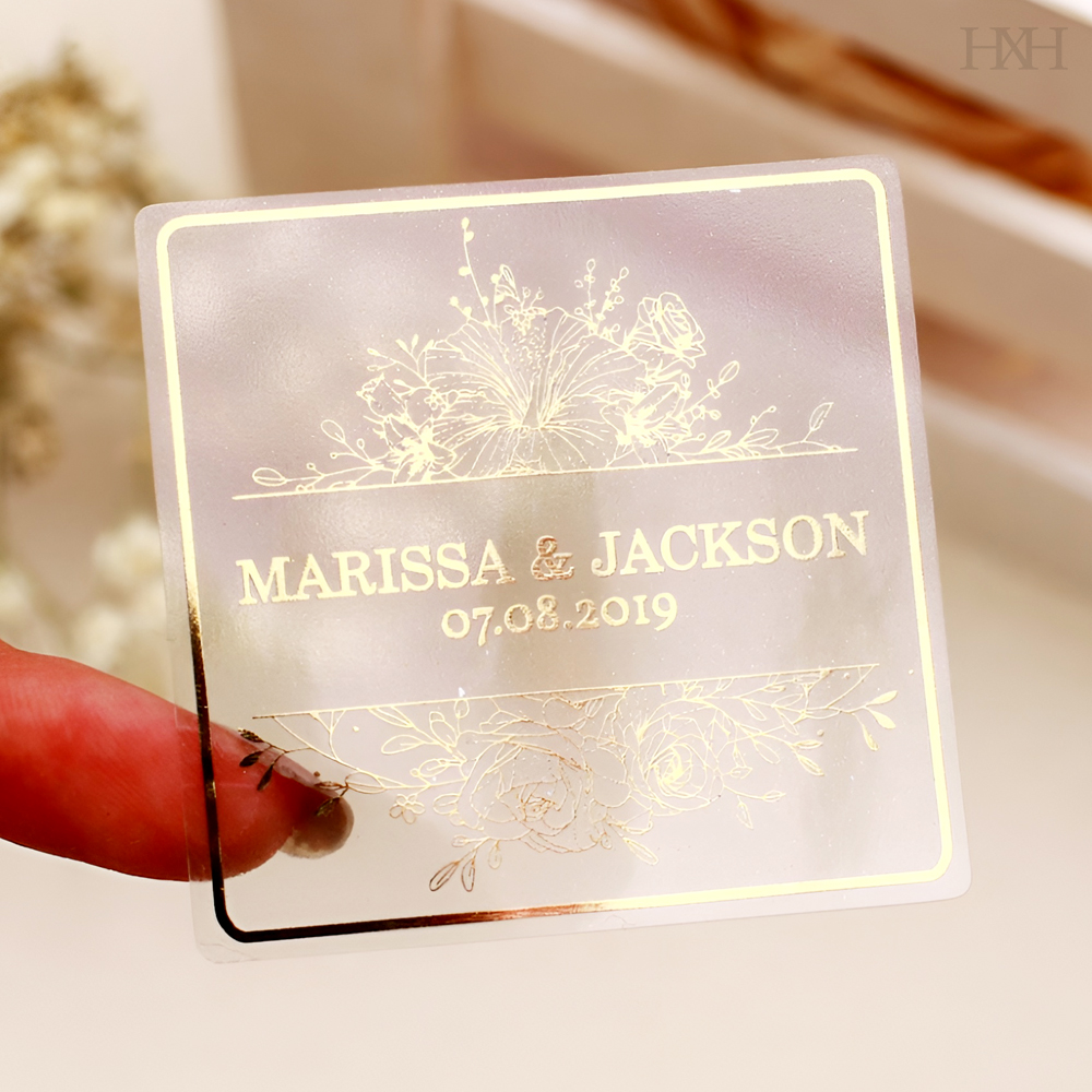 50 sheets Personalized Wedding - Personalised Candle Label recension och pris