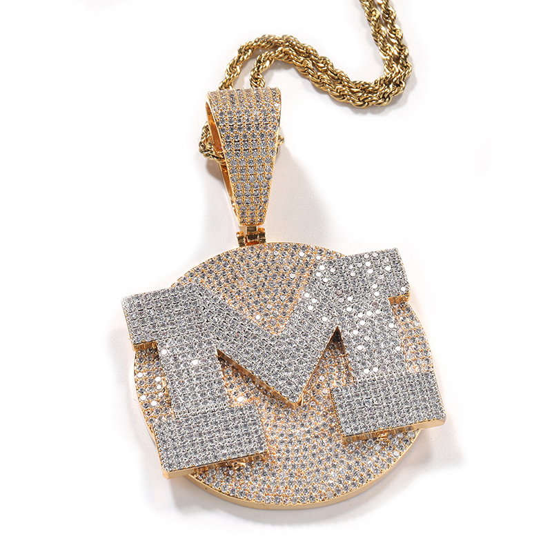 Custom Personality Big Letter  - Name Necklace Custom recension och pris