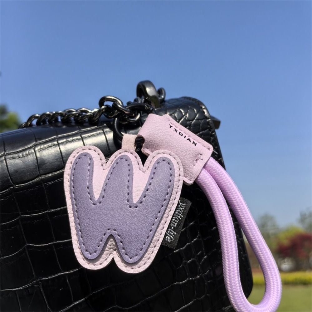 Sweet 26 Letter Keychain PU Le - Monogram Keychain Leather recension och pris