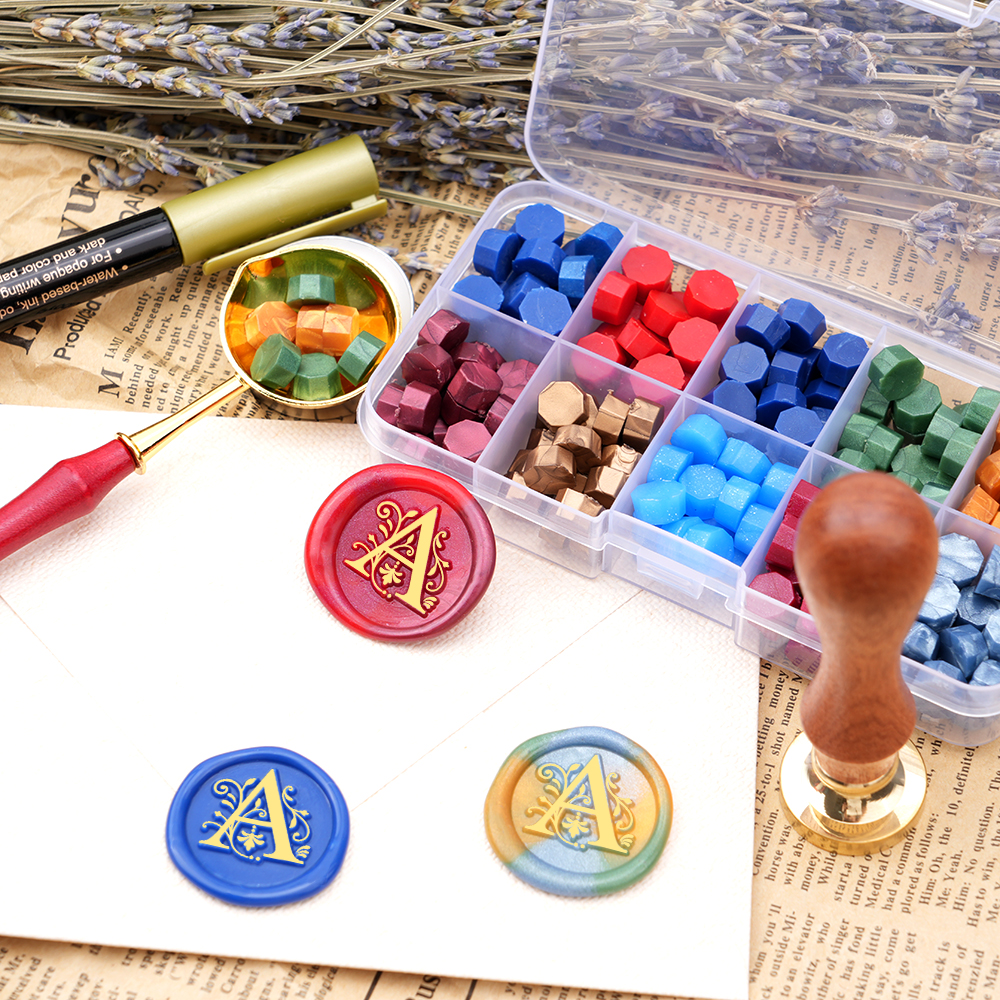 A-Z letter Wax Seal Stamp Kit  - Wax Seal Letter Kit recension och pris