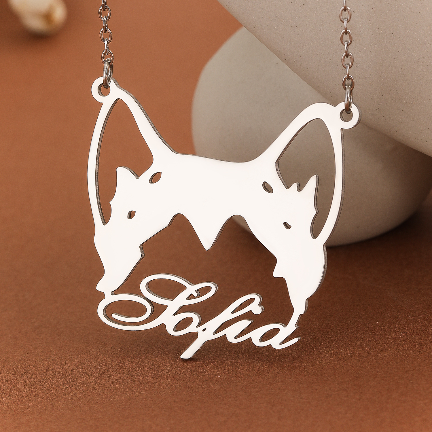 Custom Alaska Malamute Name Ne - Name Necklace Custom recension och pris