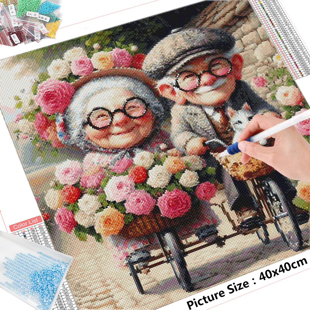 Frameless, Diamond Embroidery  - Photo Mosaic Print recension och pris