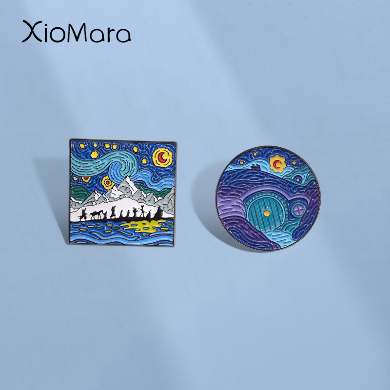 Night Sky Oil Painting Enamel  - Custom Night Sky recension och pris