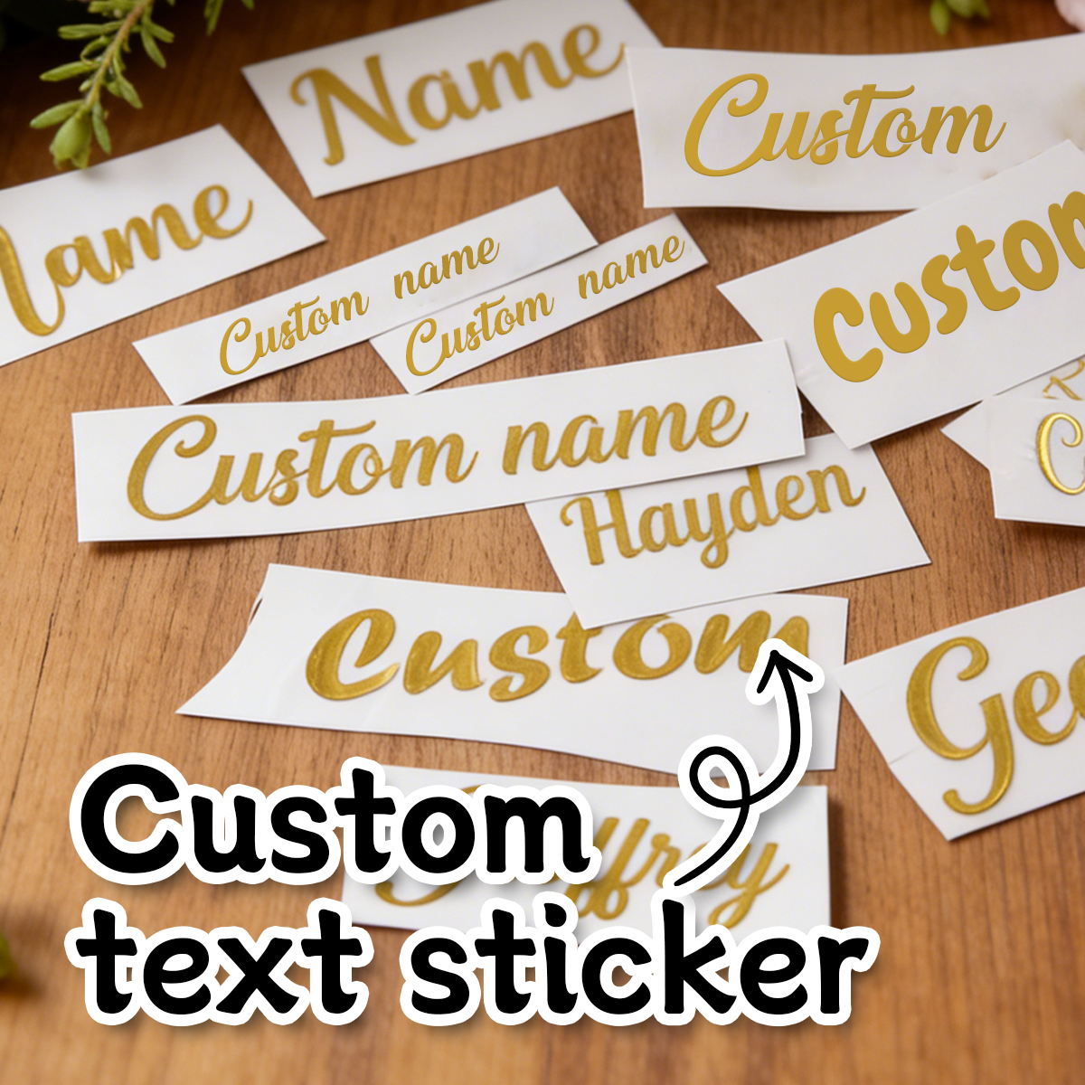 Custom name stickers, custom g - Personalised Candle Label recension och pris